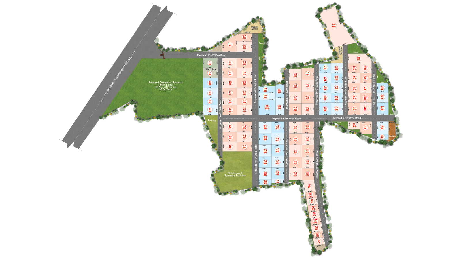 Masterplan Layout