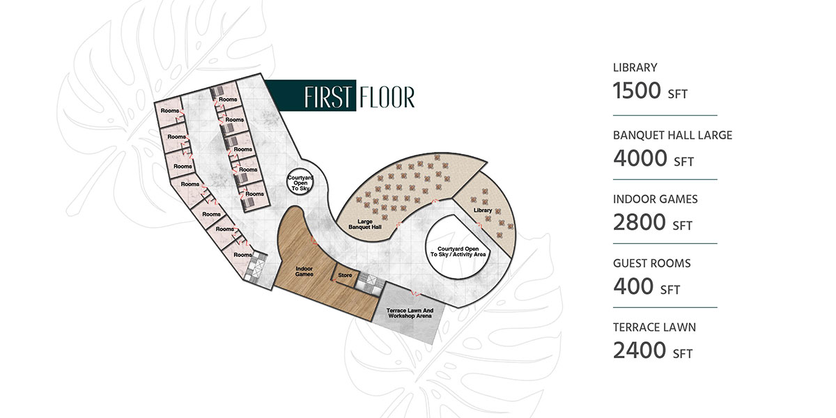 2 BHK Floor Plan