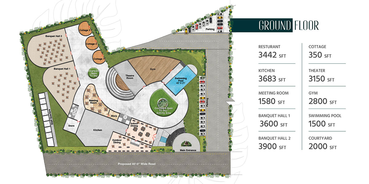 1 BHK Floor Plan